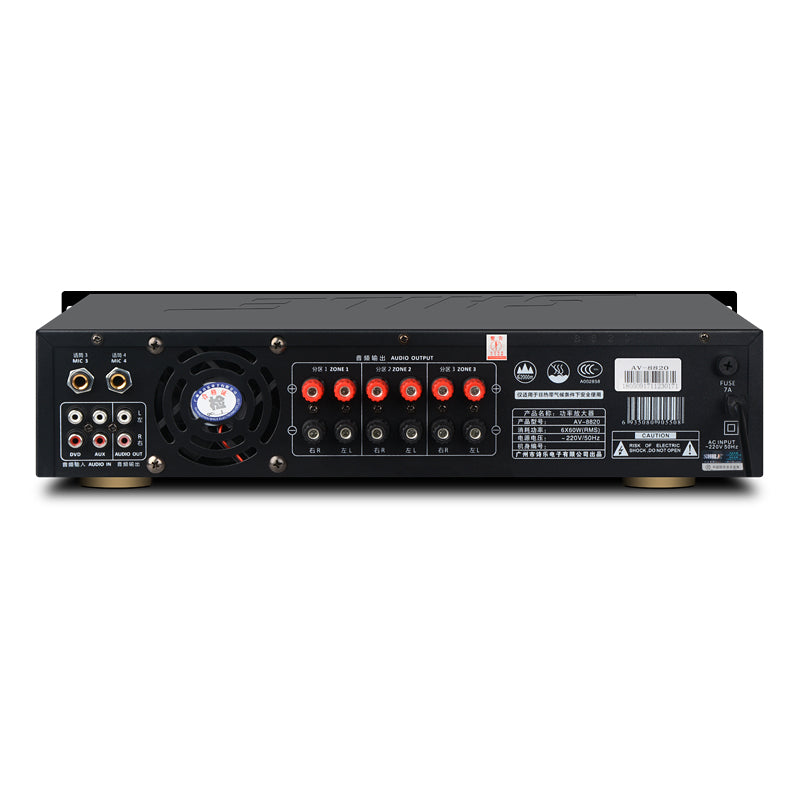 AV-8820 Three-Zone Conference Power Amplifier