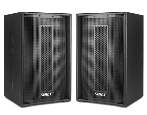 SHILE KW-12 Professional Audio Speaker Pair – 12” 300W High-Efficiency Power