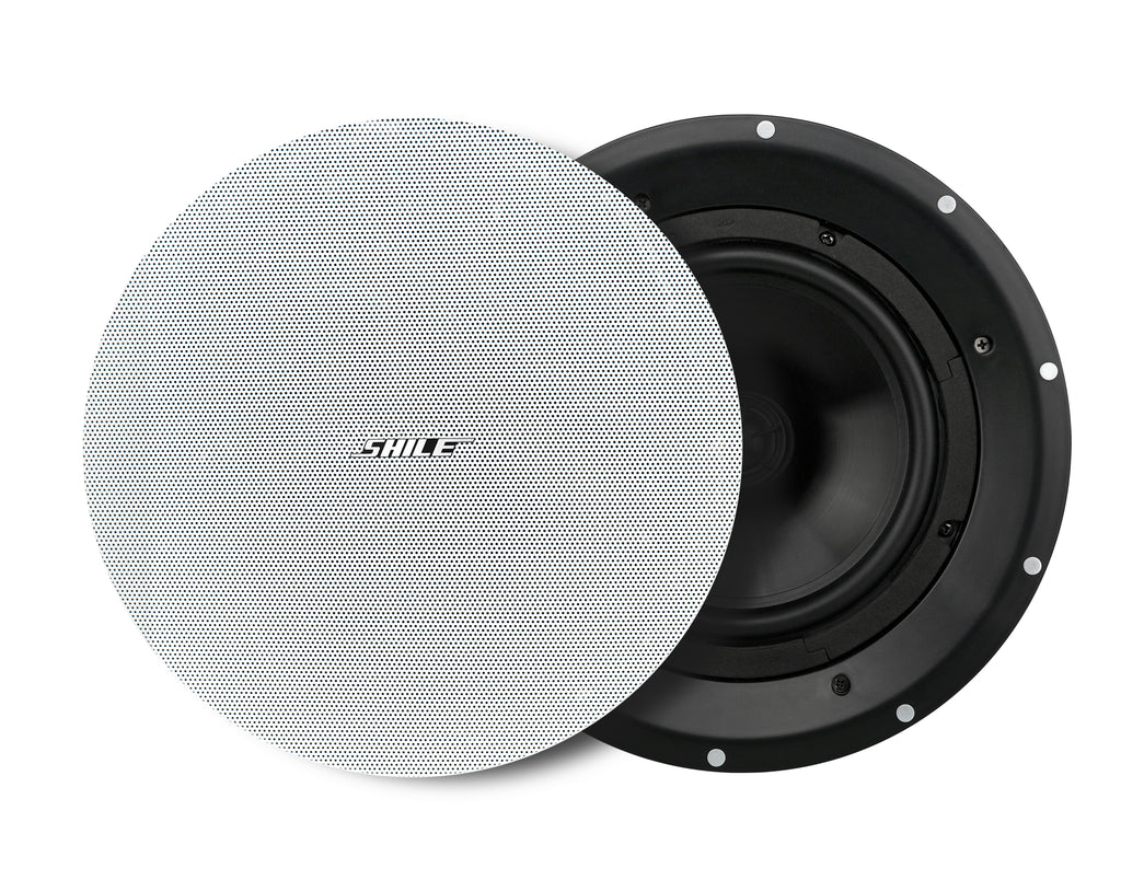 SHILE BX-307 8” 80W Coaxial Ceiling Speaker – High Power Commercial Audio