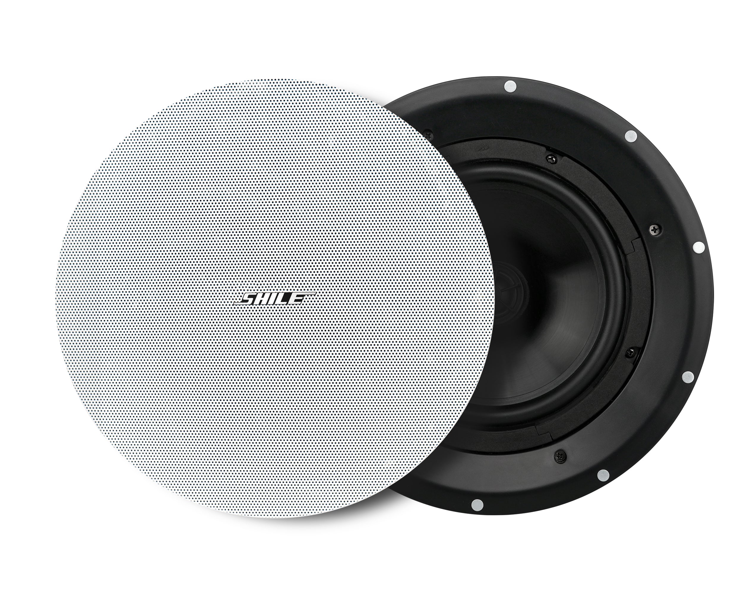 SHILE BX-307 8” 80W Coaxial Ceiling Speaker – High Power Commercial Audio